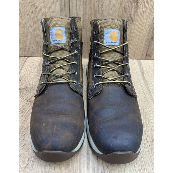 Carhartt Men Lightweight Sneaker Boots Brown Leather & Tan Duck Size 10 M FA5015 main image 10